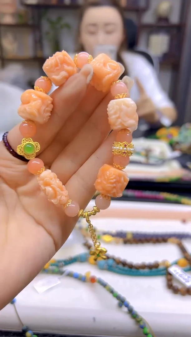 玛瑙/玉髓手链未镶嵌DIY款S505