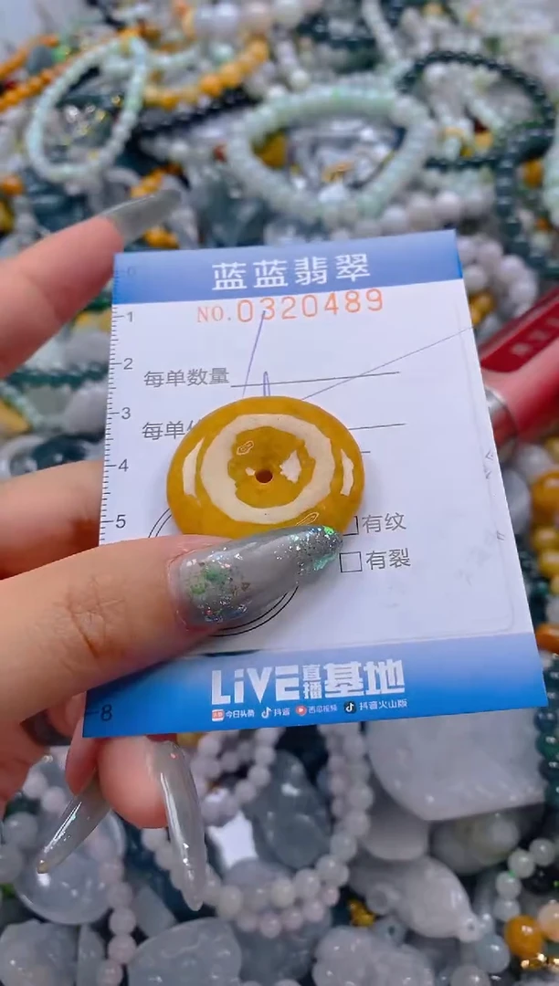 翡翠未镶嵌颈饰闪购0320489多样性发其一