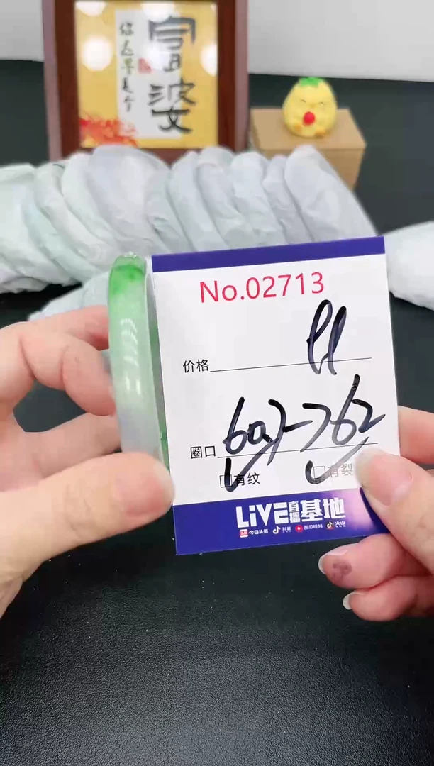未镶嵌手镯翡翠2713