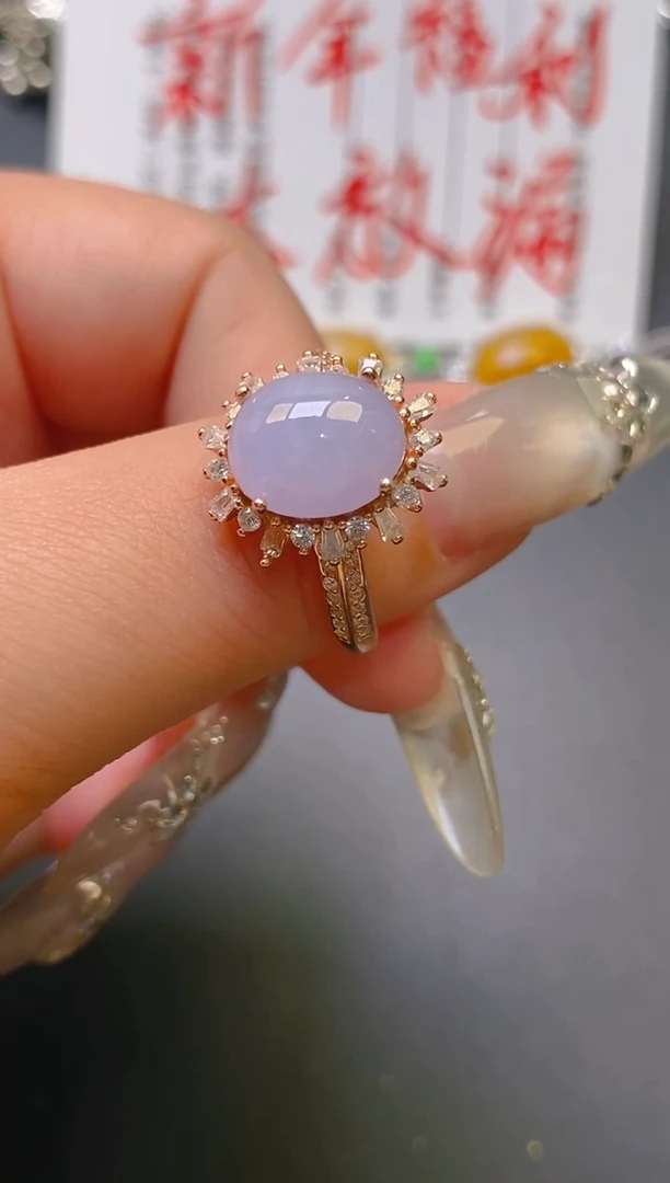 【闪购商品】翡翠耳饰银S925镶嵌天然A货翡翠1