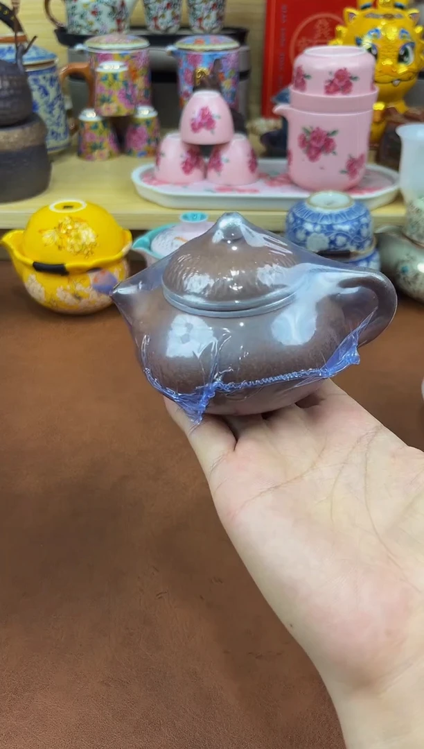 陶瓷茶具摆件旅行套组
