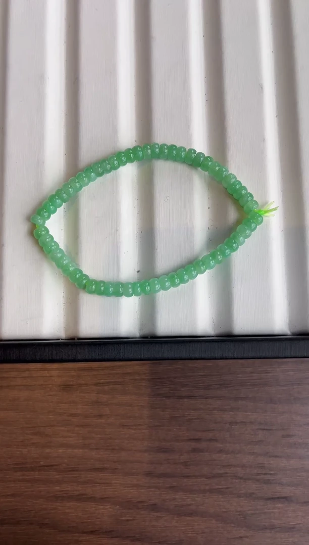 散珠翡翠翡翠手串卡4  算盘  68颗