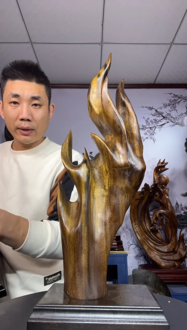 金丝楠木雕款用****6金丝楠木工艺品摆件