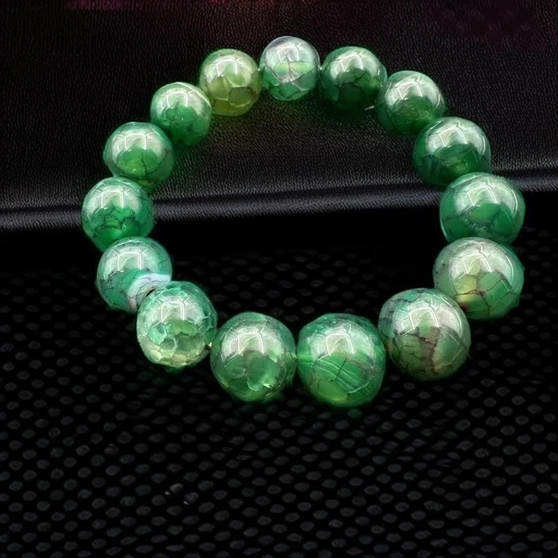 地心赤焰草绿手串多样性发货【主播推荐】YH96099