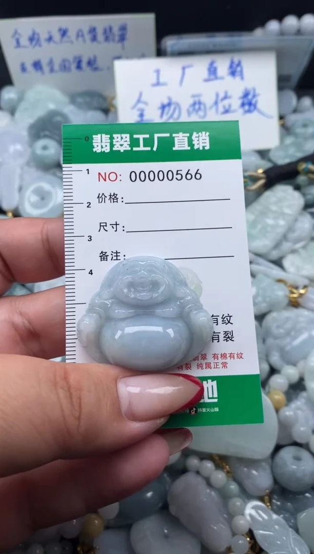 翡翠未镶嵌颈饰天然A货翡翠0566