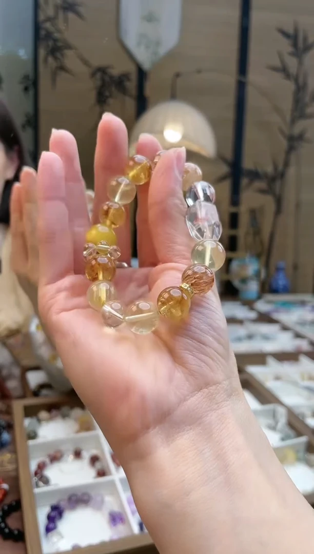 【闪购商品】水晶手链未镶嵌黄水晶