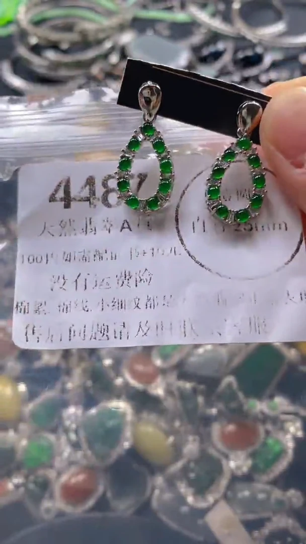 翡翠未镶嵌吊坠(不含链)4487