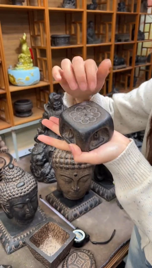 陶土四面佛香插