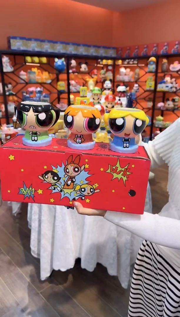 瓷片@@飞天小女警陶瓷杯