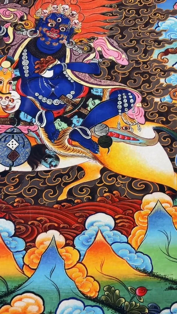 装裱画唐卡藏艺阁高端绘画作品TK16071