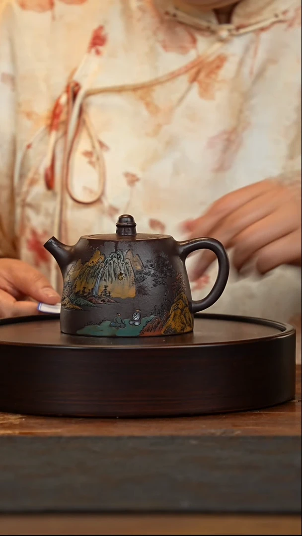 茶壶紫砂汉铎壶330cc