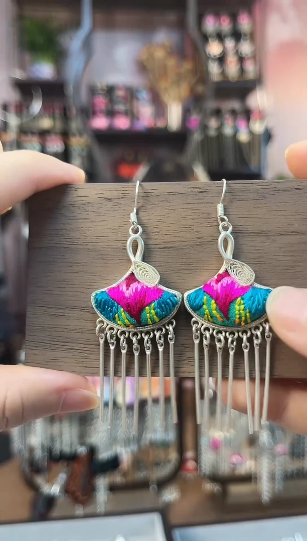 织绣民族风手工非遗老绣饰品225