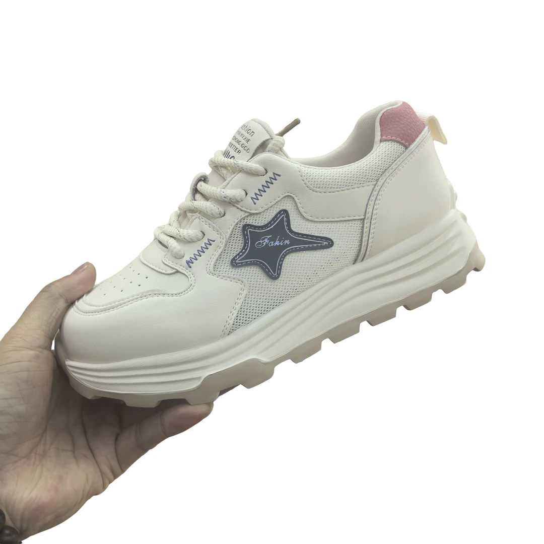 赛驼皇女鞋2025夏季阿甘鞋女休闲运动鞋时尚百搭透气网面轻便板鞋