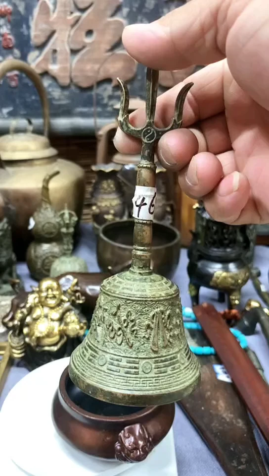 鸿兴工艺摆件把件三清铃