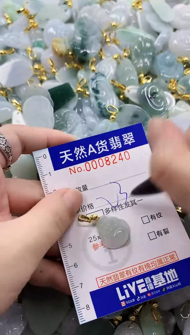 颈饰未镶嵌翡翠硬***️天然A货翡翠
