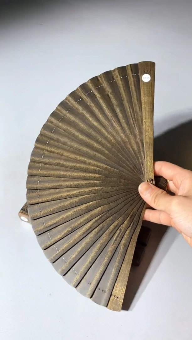 金丝楠813号18cm金丝楠木小叶桢楠扇子