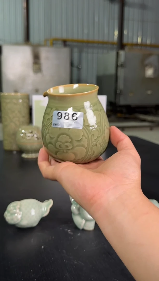 耀州窑仰山公道杯986
