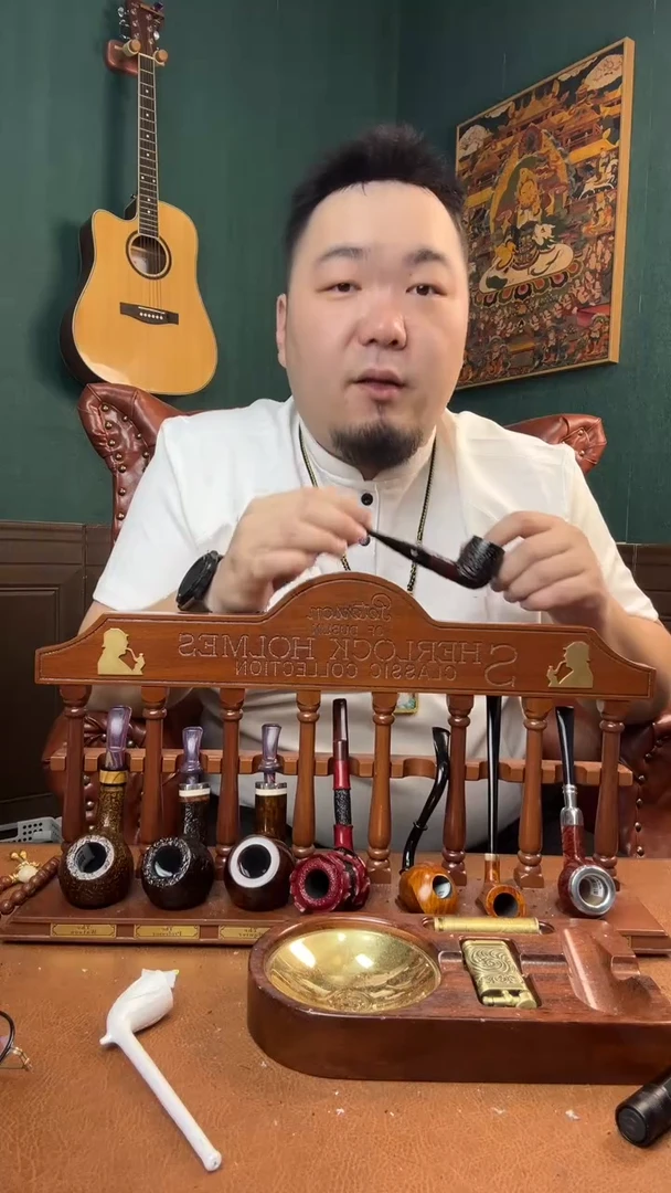 石楠木木雕款意大利进口石楠木烟斗
