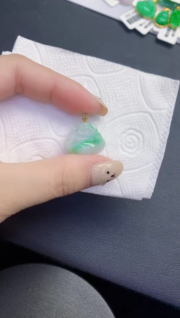 颈饰未镶嵌翡翠缅甸天然翡翠A货