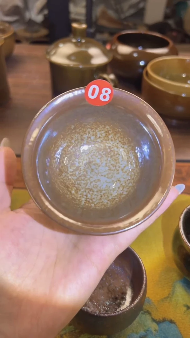 高温烧制石头釉主人杯