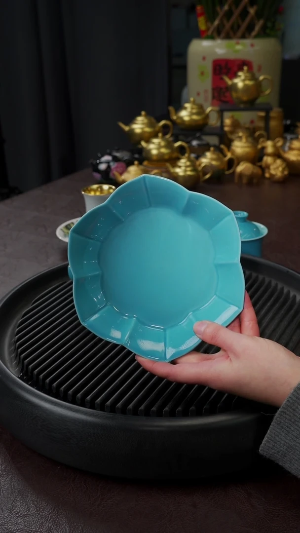 【闪购商品】杯【宜景窑松石蓝】干泡