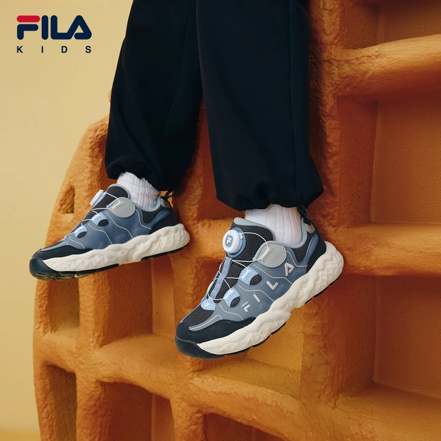 斐乐儿童【松饼鞋】秋冬男女中大童减重舒适篮球鞋童鞋K15B541205