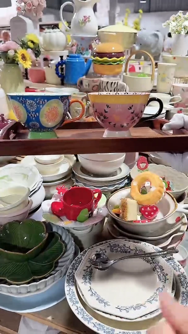 陶瓷2个宽口早餐杯 微瑕凑满20元包邮