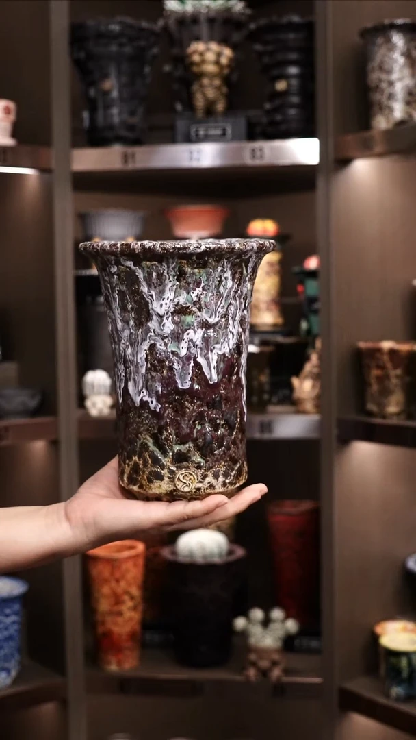 人****欢 泰国进口手工花盆个性创意花盆