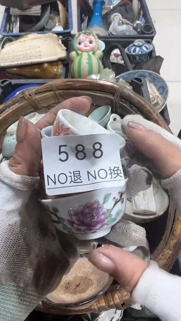 陶瓷大*车工艺品1016588