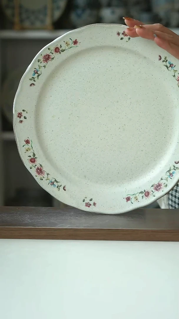 陶Hitable粉黛牛排盘25.5cm@4-2@