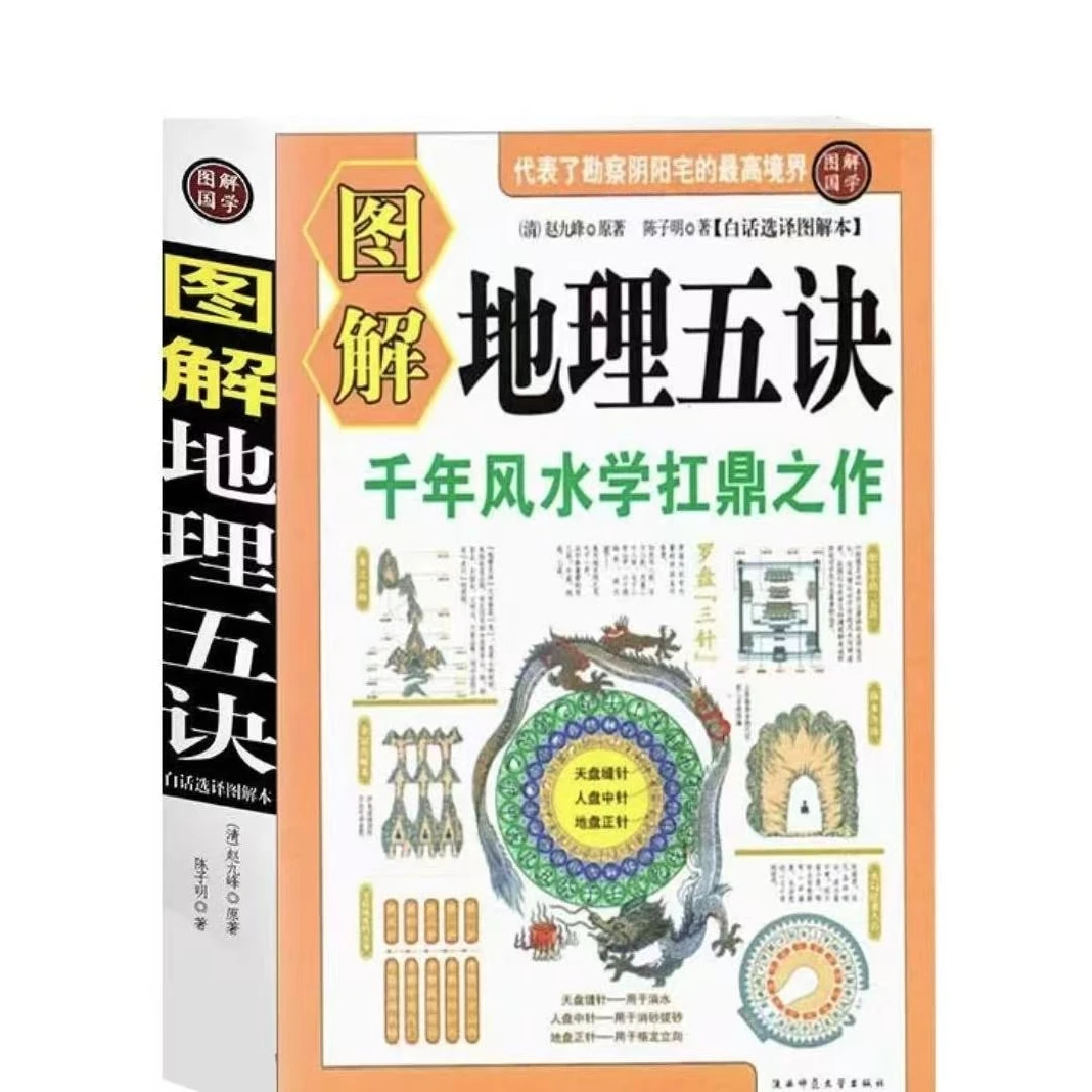 现货完整无删减544页图解绘图地理五诀高清原著白话全套