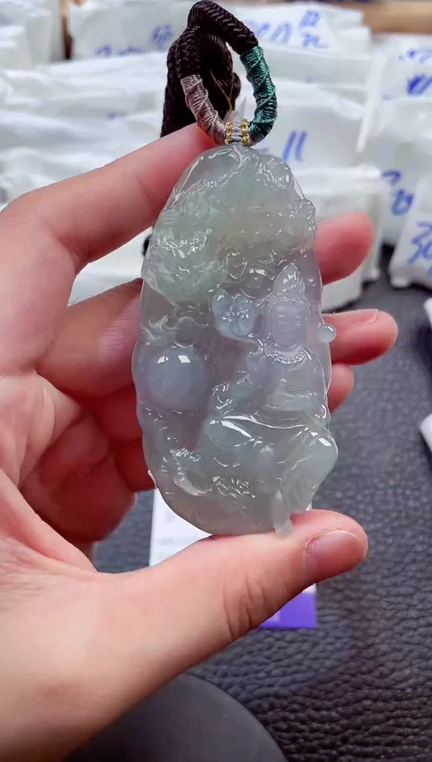 颈饰未镶嵌翡翠00007718御龙大势至