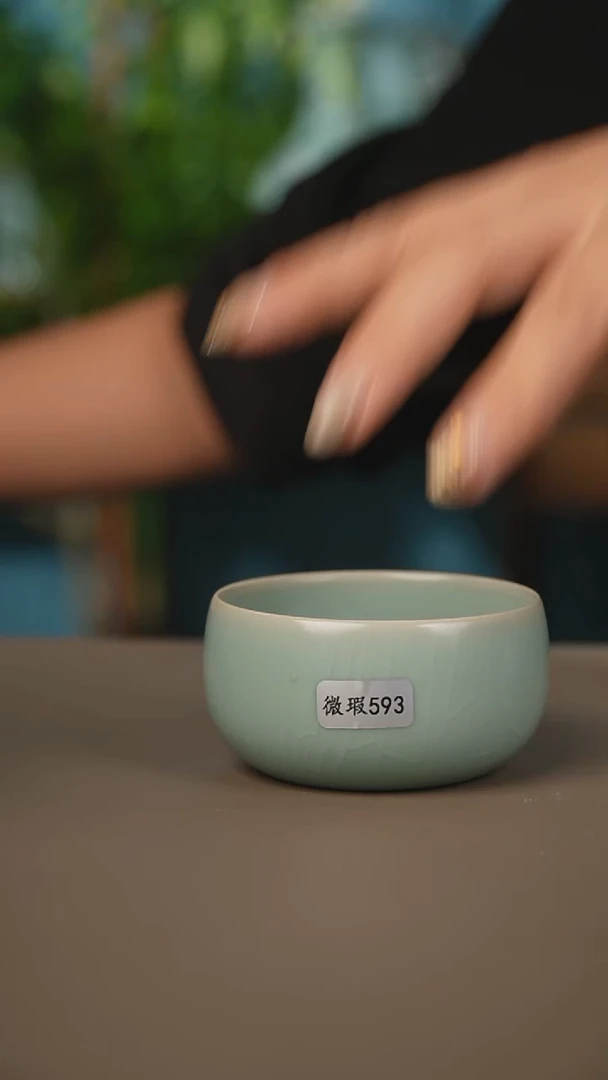 仿古禅定杯微暇