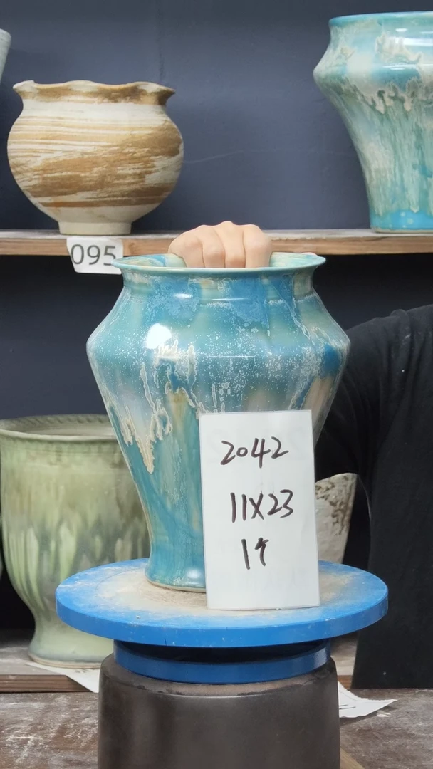 景德镇花盆默认微瑕2042