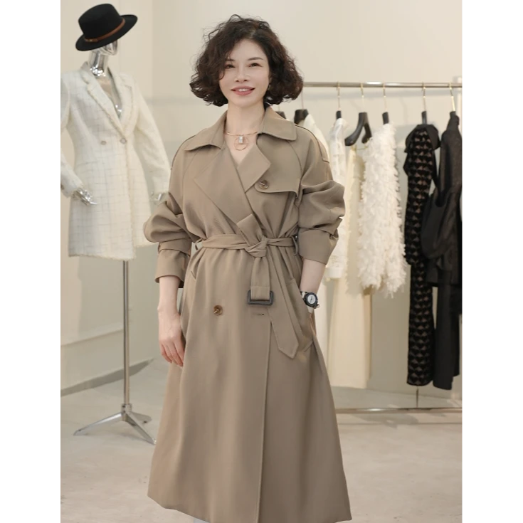 法式英伦风衣外套女春秋气质中长款高级感收腰韩系