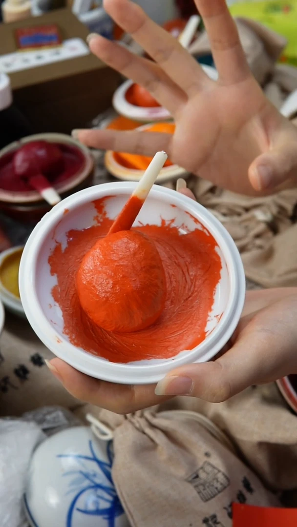 30克朱磦印泥盒装