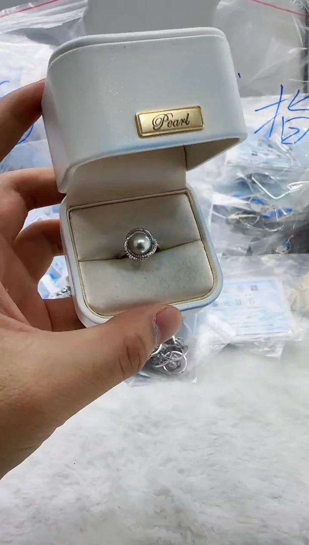 【闪购商品】海水珍珠DA银S925镶嵌p098 戒指 亏本