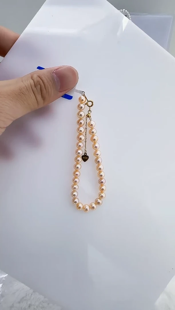 未镶嵌淡水珍珠DA珍珠手链  y104