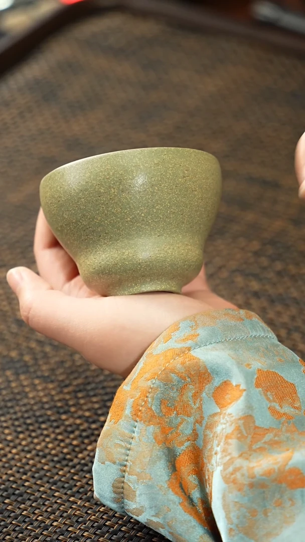 【闪购商品】紫砂茶杯福利紫砂豆青葫芦