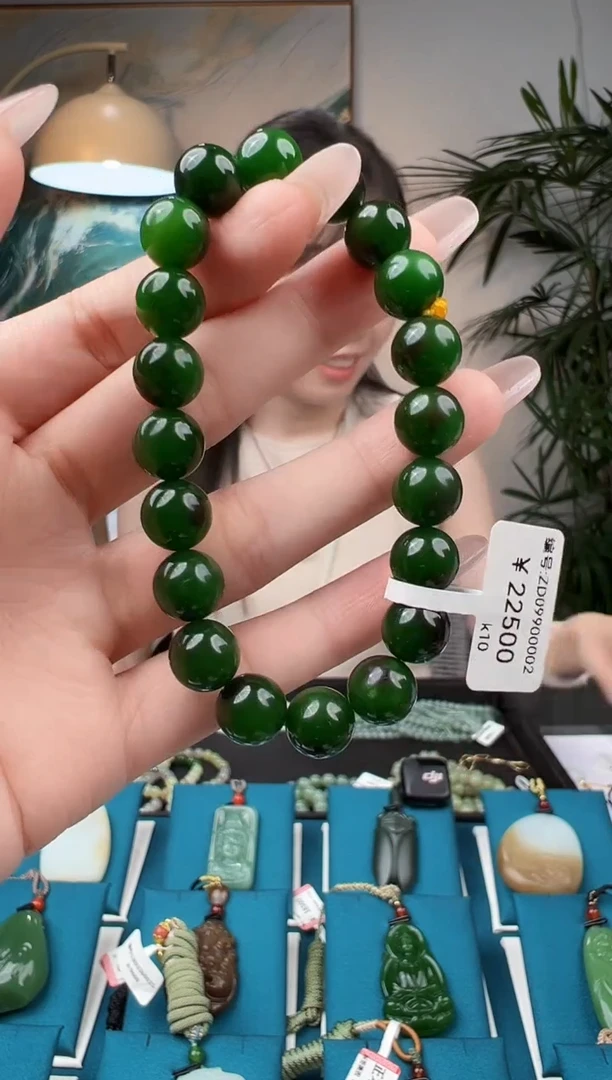 颈饰未镶嵌和田玉手串 ZD 10