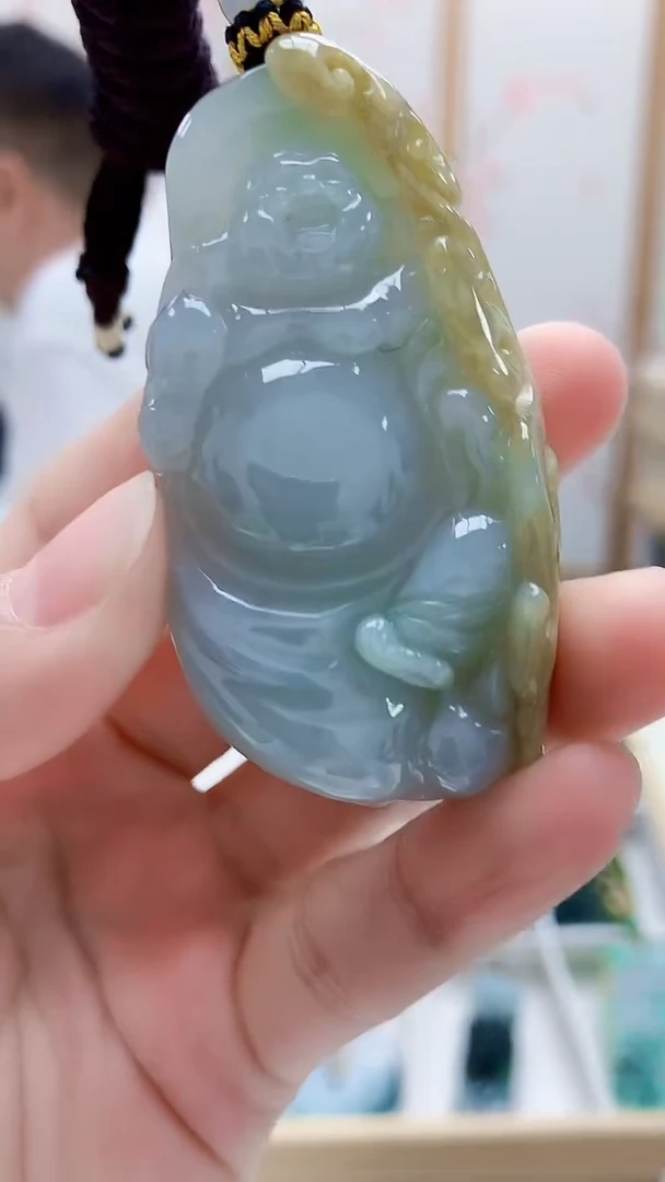 未镶嵌定制翡翠4898lr-毛货挂件30