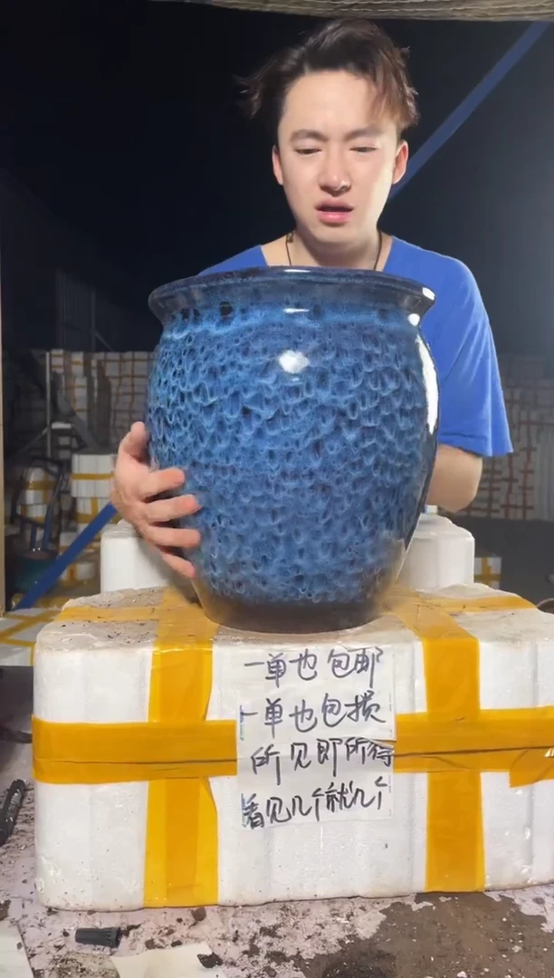 紫砂花盆紫砂花盆宜兴紫砂粗陶花盆27*30