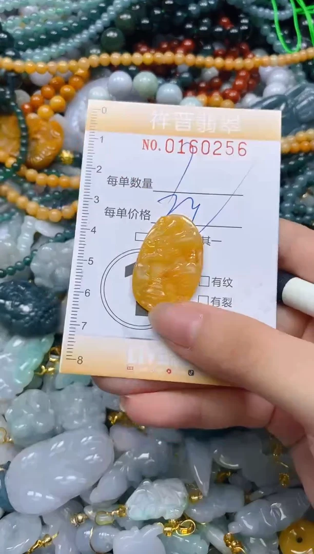 翡翠未镶嵌颈饰闪购0160256多样性发其一