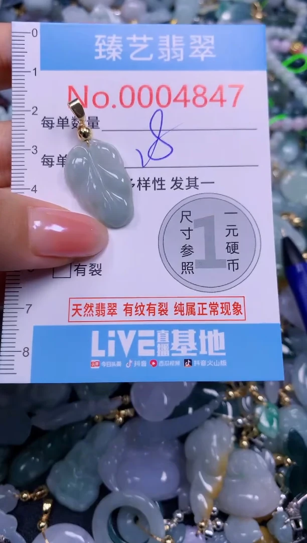 颈饰未镶嵌翡翠4847