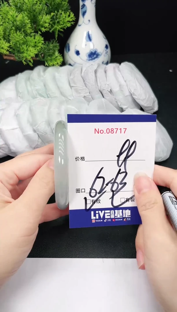 未镶嵌手镯翡翠8717