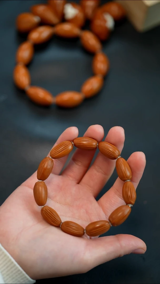 手串/手链橄榄核小玉米雕刻