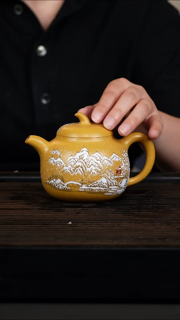 茶壶紫砂原矿紫砂壶