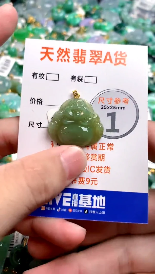 颈饰18K金镶嵌翡翠14006642