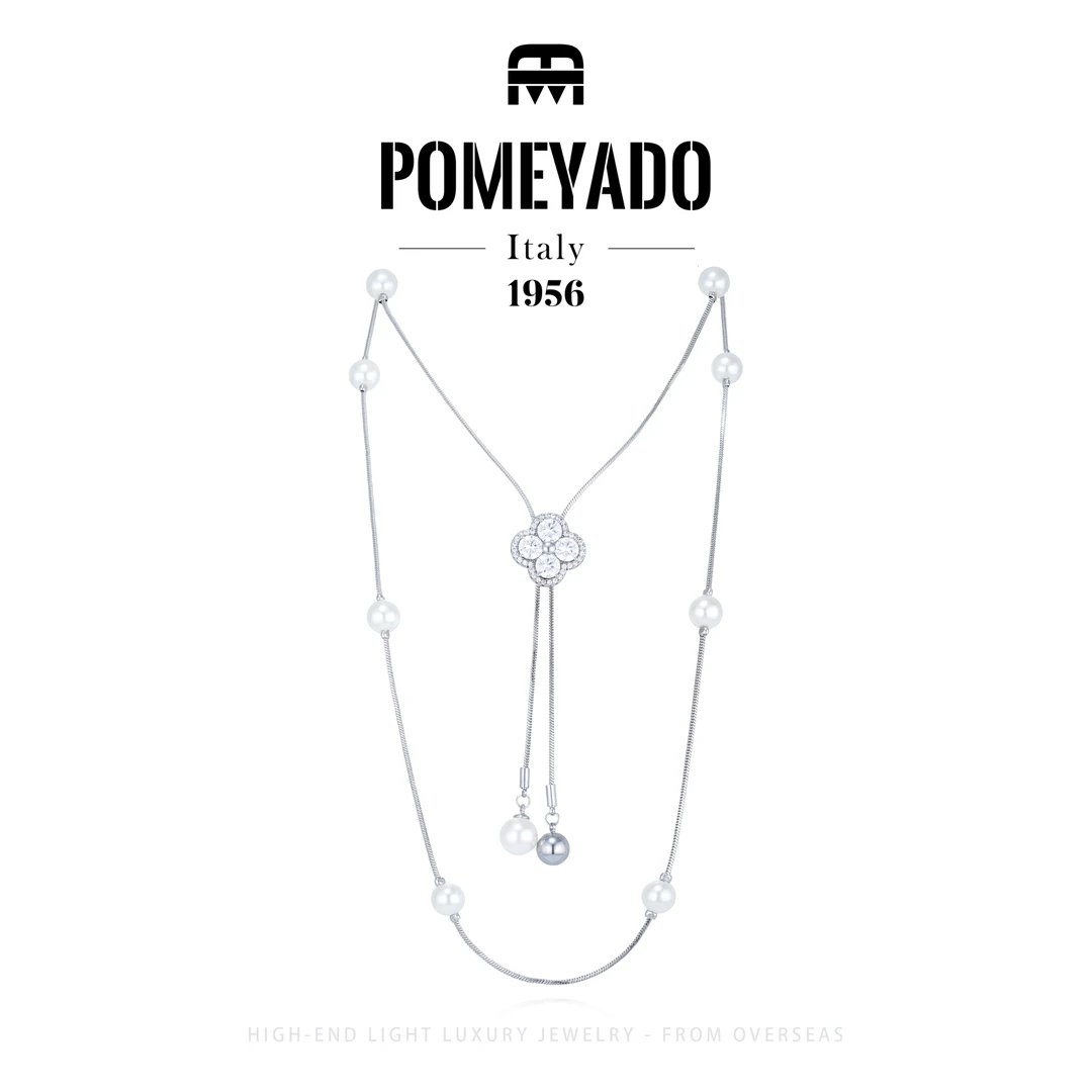 【幸运漫野】Vetoplos轻奢设计高级四叶花项链F0202