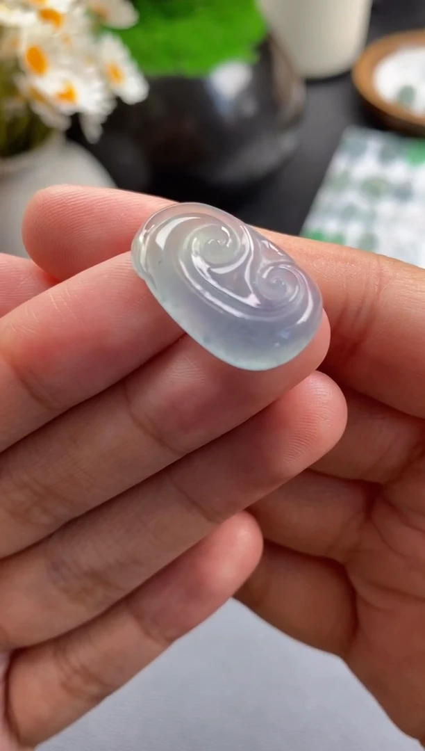 散珠翡翠冰胶如意